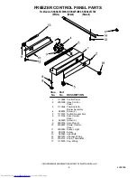 Предварительный просмотр 8 страницы KitchenAid KSSS42FJB00 Parts List