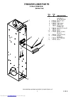 Предварительный просмотр 4 страницы KitchenAid KSSS42FJX00 Parts List