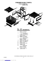 Предварительный просмотр 11 страницы KitchenAid KSSS42FJX00 Parts List