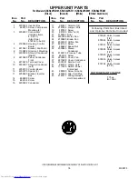 Предварительный просмотр 18 страницы KitchenAid KSSS42FKB01 Parts List