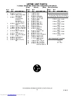 Предварительный просмотр 18 страницы KitchenAid KSSS42FKB02 Parts List