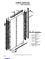 Предварительный просмотр 3 страницы KitchenAid KSSS42FMB00 Parts List