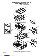 Предварительный просмотр 9 страницы KitchenAid KSSS42FMB00 Parts List