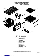 Предварительный просмотр 4 страницы KitchenAid KSSS42FMB01 Parts List