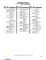 Preview for 2 page of KitchenAid KSSS42FMB02 Parts List