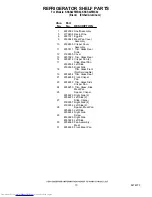 Preview for 10 page of KitchenAid KSSS42FMB02 Parts List