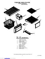 Preview for 4 page of KitchenAid KSSS42FMX03 Parts List