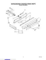 Предварительный просмотр 11 страницы KitchenAid KSSS42MAX03 Parts List