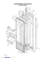 Предварительный просмотр 17 страницы KitchenAid KSSS42MAX03 Parts List