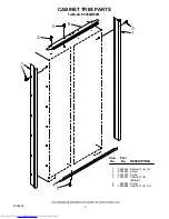 Предварительный просмотр 3 страницы KitchenAid KSSS42MDX03 Parts List