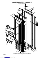 Предварительный просмотр 13 страницы KitchenAid KSSS42MDX03 Parts List