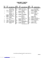 Предварительный просмотр 2 страницы KitchenAid KSSS42MDX05 Parts List