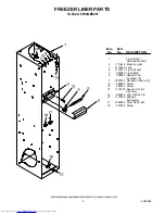 Предварительный просмотр 4 страницы KitchenAid KSSS42MDX05 Parts List