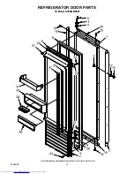 Предварительный просмотр 13 страницы KitchenAid KSSS42MDX05 Parts List