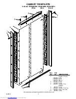 Предварительный просмотр 3 страницы KitchenAid KSSS42MHB00 Parts List