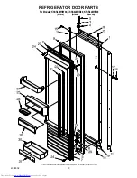 Предварительный просмотр 13 страницы KitchenAid KSSS42MHB00 Parts List