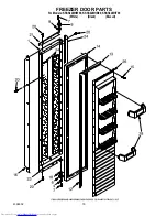 Предварительный просмотр 15 страницы KitchenAid KSSS42MHB00 Parts List