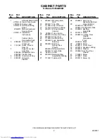 Предварительный просмотр 2 страницы KitchenAid KSSS42MHX00 Parts List