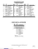 Предварительный просмотр 24 страницы KitchenAid KSSS42MHX00 Parts List