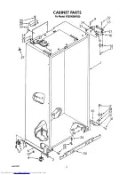 Предварительный просмотр 2 страницы KitchenAid KSSS42MWX00 Parts List