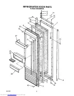 Предварительный просмотр 12 страницы KitchenAid KSSS42MWX00 Parts List