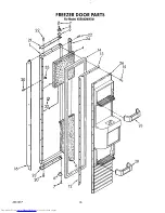 Предварительный просмотр 16 страницы KitchenAid KSSS42MWX01 Parts List