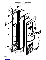 Предварительный просмотр 17 страницы KitchenAid KSSS42QDW03 Parts List