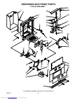 Предварительный просмотр 19 страницы KitchenAid KSSS42QDW03 Parts List