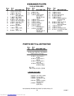 Предварительный просмотр 28 страницы KitchenAid KSSS42QDW03 Parts List