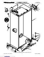 KitchenAid KSSS42QDW04 Cabinet Parts предпросмотр