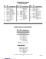 Предварительный просмотр 28 страницы KitchenAid KSSS42QDX03 Parts List