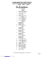 Preview for 16 page of KitchenAid KSSS42QHB00 Parts List