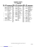 Предварительный просмотр 2 страницы KitchenAid KSSS42QJX00 Parts List