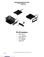 Предварительный просмотр 11 страницы KitchenAid KSSS42QJX00 Parts List