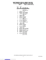 Preview for 6 page of KitchenAid KSSS42QMB03 Parts List