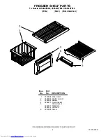 Предварительный просмотр 4 страницы KitchenAid KSSS42QTB00 Parts List