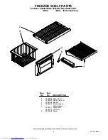 Preview for 4 page of KitchenAid KSSS42QTB02 Parts List