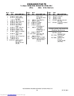 Preview for 26 page of KitchenAid KSSS42QTB02 Parts List