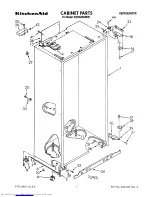 KitchenAid KSSS48DAW01 Parts List предпросмотр