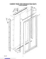 Preview for 3 page of KitchenAid KSSS48DAW01 Parts List