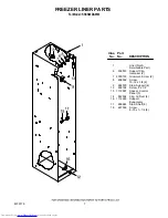 Предварительный просмотр 7 страницы KitchenAid KSSS48DAW03 Parts List