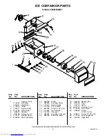 Предварительный просмотр 8 страницы KitchenAid KSSS48DAW03 Parts List