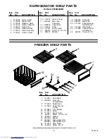 Предварительный просмотр 10 страницы KitchenAid KSSS48DAW03 Parts List