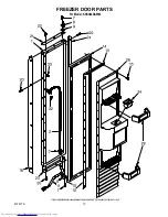 Предварительный просмотр 13 страницы KitchenAid KSSS48DAW03 Parts List