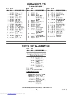 Предварительный просмотр 24 страницы KitchenAid KSSS48DAW03 Parts List