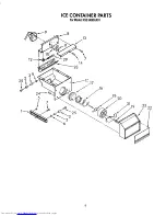 Предварительный просмотр 9 страницы KitchenAid KSSS48DAX01 Parts List