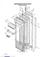 Предварительный просмотр 15 страницы KitchenAid KSSS48DAX01 Parts List