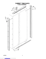 Предварительный просмотр 3 страницы KitchenAid KSSS48DBW00 Parts List