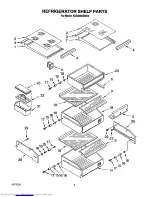 Предварительный просмотр 11 страницы KitchenAid KSSS48DBW00 Parts List