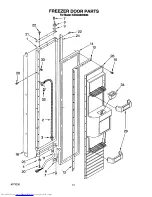 Предварительный просмотр 15 страницы KitchenAid KSSS48DBW00 Parts List